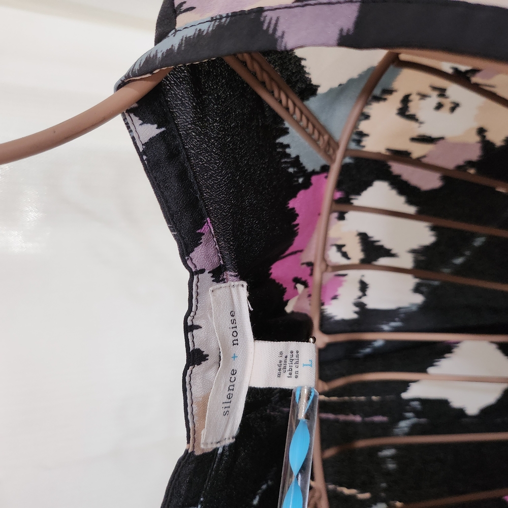 Silence + Noise Multicolor Patterned Dress